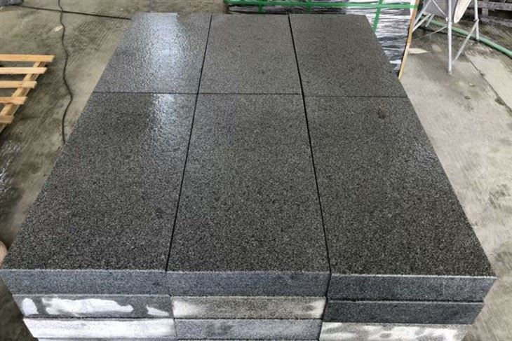 Dark Grey Granite Paving Slabs